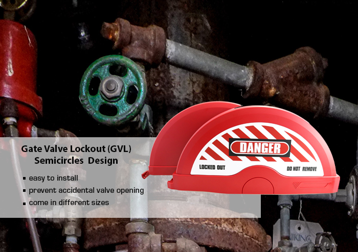 Gate Valve Lockout (GVL) | Semi Circle Design for Valve Wheels - ASP Safety Products